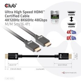 Club3D HDMI-Kabel A -> A 2.1 Ultra High Speed 10K HDR 5m retail