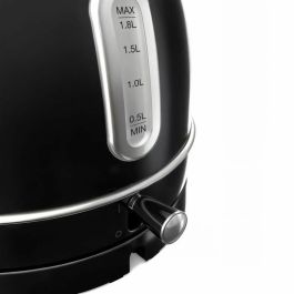 Sweiss Hervidor KTL9 Bouilloire Vintage 2200W 1.8L Base Pivotante Noir