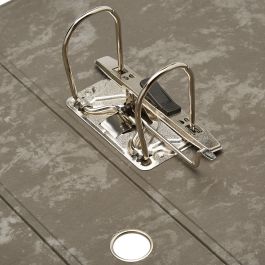 Reliure à anneaux Liderpapel AZ50 Gris A4