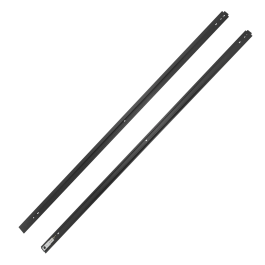 HO - Rail Monofasique LED 2M Noir Encastrable HO-218000CARRIL-N-2M-EM