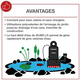 Pompe à eau Scheppach 400 W