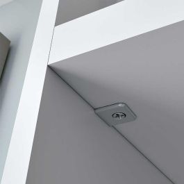 ITALIANA FERRAMENTA Pk2 Soportes de Unión para Estantes Tipo Excèntrica, Gris, Espesor 16mm