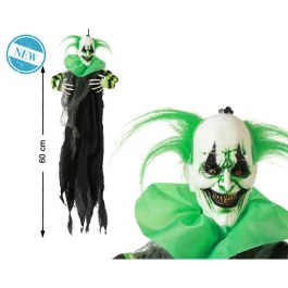 Figura Payaso Colgante avec Cheveux Verts et Maquillage Macabre 60 cm - Figurine Effrayante pour Halloween Precio: 14.6900004. SKU: B159NTBDG6