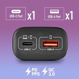 Chargeur d'ordinateur portable NGS ERA45WBLACK 45 W Noir