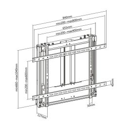 Support de TV Aisens WT100HA-353 70" 100"