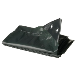 Nature Bâche pour bûches de bois 5 x 6 m Vert