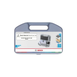 Bosch Professional - Coffret de scies trépans multi-matériaux avec filetage - Diamètres 20, 25, 35, 40, 51, 68 mm x 40 mm de long - Denture Vario