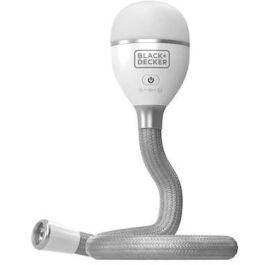 Black+Decker Lampe Serpent 2-en-1 BDCFSL01-XJ 3.5V 150/50-500 Lumens Corps Flexible
