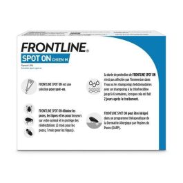 Frontline Spot On chien 10-20kg - 4 pipettes antiparasitaires