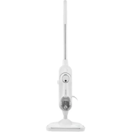 Sencor SSC 6010WH - Balai vapeur multifonction 2 en 1, 1500 W, chauffe 30s, 15 min de vapeur, réservoir 300 ml avec unité portative et accessoires