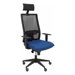 Chaise de Bureau avec Appui-tête Horna Piqueras y Crespo BALI200 Blue marine