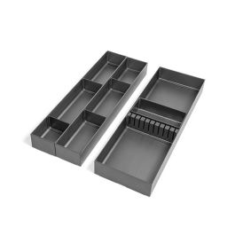 HERRAJES ALK Cubertero Aluminio Modula 1+1 M450 Acabado Antracita