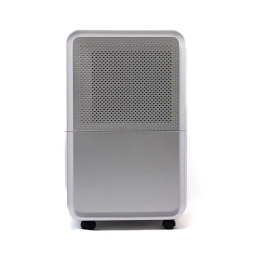 Stylies REGULUS Déshumidificateur d'air à compresseur - 12 L/jour, Capacité Réservoir 2,5 L, Hygrostat, Fonction Sèche-Linge, Timer, Blanc/Gris