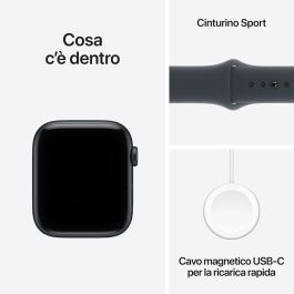 Montre intelligente Apple MEHN4QL/A Noir Ø 44 mm