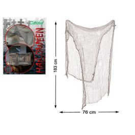 Décoration Halloween - Cortina Gris - Toile fantomatique en tissu résistant - 180 x 75 cm Precio: 10.5. SKU: B1D3WKQLD7