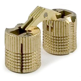 HERRAJES ALK Bisagra Invisible Redonda Duoton Latonado Ø18 mm Laiton Nickel Precio: 8.4999996. SKU: B155BDNXZL