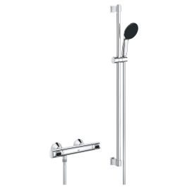 Grohe Ensemble de Douche Mélangeur Thermostatique 1 Jet 34805001 Gris