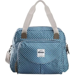 Beaba Sac à langer Geneve II PLAY PRINT bleu - 23L