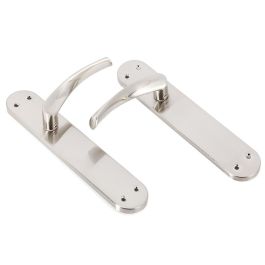 HERRAJES ALK Poignée Zeus 241x45 Nickel Satiné