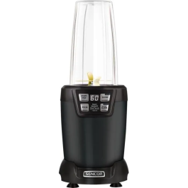 Sencor Blender SNB 6600BK - Extracteur de Nutriments et Smoothie, Technologie Nutri, 1200W, Gobelets sans BPA, Lames Inox, Programmes Prédefinis, Noir
