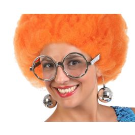 Carnaval Lunettes rondes avec boules suspendues argentées années 70 pour femme adulte accessoire de fête et déguisement rétro Precio: 10.6899996. SKU: B1CRRMAWQN
