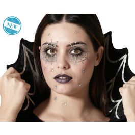 Jewelry for the Face - Adhesive Face Gems with Shiny Spiderwebs and Spiders - Perfect for Halloween Makeup and Gothic Parties Precio: 1.02. SKU: B1J7K68A8R