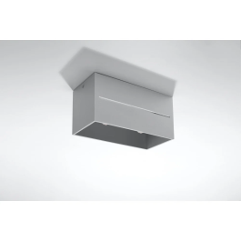 SOL Plafonnier LED Aluminium Lobo SOL-SL.0384 Design Moderne Contemporain Minimaliste 2 Ampoules