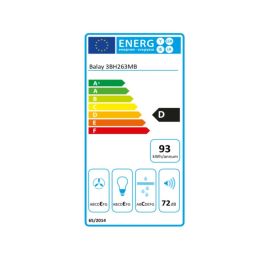 Hotte standard Balay 3BH263MB 60 cm 350 m3/h 72 dB 146W Blanc