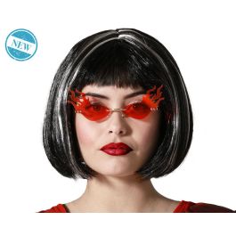 Gafas Accessoire Halloween 2025 - Lunettes de déguisement en forme de flammes rouges pour costume de diable, personnage infernal ou look rock Precio: 3.576. SKU: B1GN74JXWV