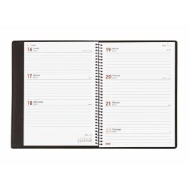 Agenda Finocam Noir A5 15,5 x 21,2 cm