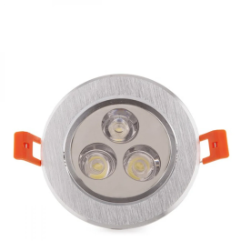 Projecteur Downlight LED 3W 300Lm 4200K Circulaire 40.000H [HO-LEDDOWN-3W-W]