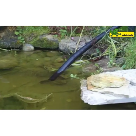 Ubbink Tuyau Spirale Renforcé Noir Ø25 mm (1") Longueur 10 m Résistant aux UV pour Pompe de Bassin et Filtration - Pression 1 bar