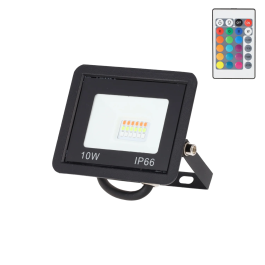 Projecteur LED RGBW 10W avec Télécommande