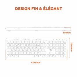 Mobility Lab Clavier Sans Fil KP450W AZERTY Noir Multiconnexions