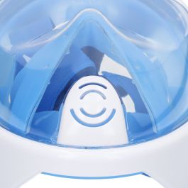 Masque de plongée avec Support pour Caméra de Sport AquaSport Bleu Turquoise (4 Unités)