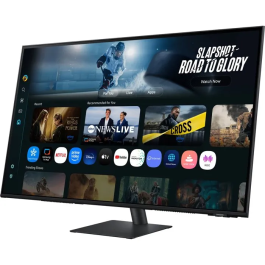 Samsung Moniteur Intelligent 32" M7 M70F, UHD 4K, 60Hz, Dalle VA, 4ms, HDR10, Connectivité USB-C 65W, HDMI, Haut-parleurs Intégrés, Noir