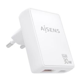 Chargeur mural Aisens ASCH-30W2P074-W Blanc 30 W