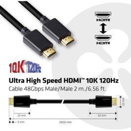 Club3D HDMI-Kabel A -> A 2.1 Ultra High Speed 10K HDR 2m retail