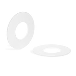 NUDA Anneau Rond D30 G.1Mm Finitions Chrome Satiné, Noir, Blanc - Blanc Nuda Precio: 9.5000004. SKU: B1FLD5TS2K