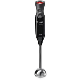 Bosch Mixeur plongeant MS6CB61V1 ErgoMixx, 1000 W, 12 vitesses + turbo, système de mise sous vide Fresh Vacuum, bol mixeur, 4 lames inox, noir