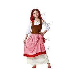 Déguisement Tabernière Médiévale Fille 7-9 Ans - Ensemble 4 Pièces (Blouse, Jupe, Coiffe, Sac) en Polyester Multicolore Precio: 23.28. SKU: B14WNBPCH3