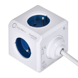 Bloc Cube Prises Allocacoc PowerCube Extended USB Type E Bleu (1,5 m)
