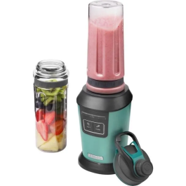 Sencor SBL 7171GR - Machine à smoothie portable 800 W, 0.6 L, 2 programmes (SOFT/HARD), 6 lames acier inox, bouteille Tritan sans BPA