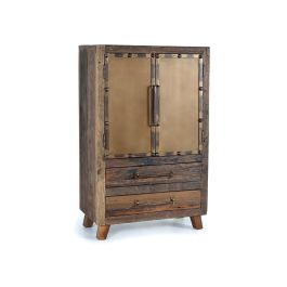 GINER Y COLOMER Buffet en Bois Recyclé et Métal avec 2 Portes et 2 Tiroirs - 120x75x40 cm, Finition Naturelle et Effet Oxydé, Meuble Écologique Precio: 783. SKU: B14XGJC496