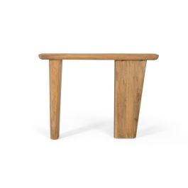 GINER Y COLOMER Console d'entrée en bois de manguier massif, design minimaliste et finition mate naturelle, meuble de rangement pour hall Precio: 515.988. SKU: B1G62A7SMS