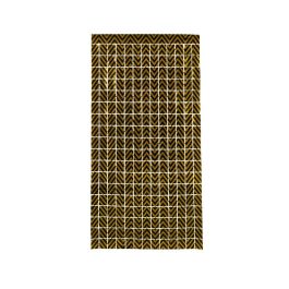 Cortina décorative métallisée rayures noir et doré 200 x 100 cm - Décoration murale pour fête, événement et fond de scène Precio: 1.668. SKU: B1CAS3XMAQ