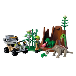 Playmobil 72069 - Set L'antre du dinosaure, Jouet avec 58 pièces pour enfants dès 4 ans, Aventure préhistorique