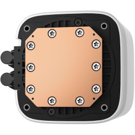 Deepcool LE360 WH V2 - Refroidisseur de liquide tout-en-un (AIO) blanc avec éclairage RGB, 3 ventilateurs 120mm, pour Intel LGA 1700/1200 et AMD AM4/AM5