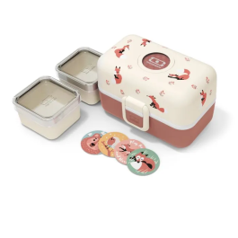 Monbento MB Tresor Fox - Boîte repas pour enfant, 3 compartiments, sans BPA, micro-ondes, lave-vaisselle, 0.8 L (500 ml + 2x150 ml) Precio: 49.776. SKU: B1CWWTR5WK
