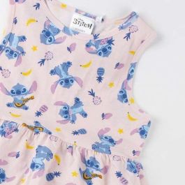 Robe Stitch Rose clair 7-8 ans